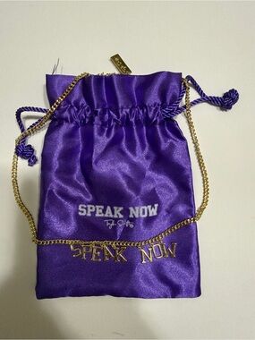 Taylor Swift Speak Now Necklace